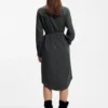 Hemdkleid aus sandgewaschenem Stoff