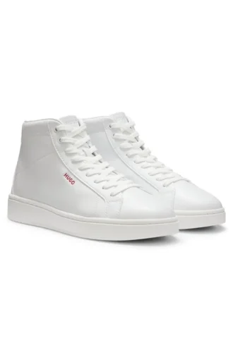 High-Top-Sneaker aus Kunstleder