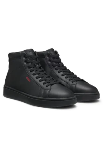 High-Top-Sneaker aus Kunstleder