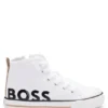 High-Top-Sneaker für Kinder aus Canvas mit Logo-Print