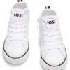 High-Top-Sneaker für Kinder aus Canvas mit Logo-Print