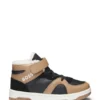 High-Top-Sneaker für Kinder aus Leder und Canvas