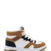 High-Top-Sneaker für Kinder aus verschiedenen Materialien mit Logo-Details