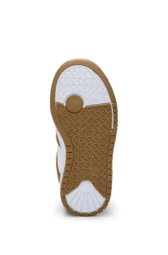 High-Top-Sneaker für Kinder aus verschiedenen Materialien mit Logo-Details