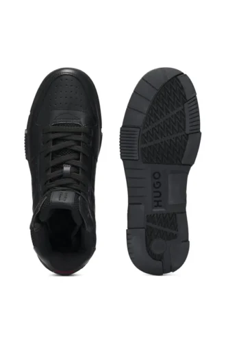 High-Top-Sneaker mit Mesh-Einsätzen