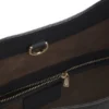 Hobo-Tasche aus Leder mit Logo-Schriftzug