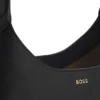 Hobo-Tasche aus Leder mit Logo-Schriftzug
