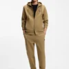 Hoodie aus Baumwollmischung mit Reißverschluss und Double-B-Monogramm