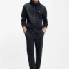 Hoodie aus Baumwollmischung mit Reißverschluss und Double-B-Monogramm Hoodie aus Baumwollmischung mit Reißverschluss und Double-B-Monogramm