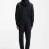 Hoodie aus Baumwollmischung mit Reißverschluss und Double-B-Monogramm Hoodie aus Baumwollmischung mit Reißverschluss und Double-B-Monogramm