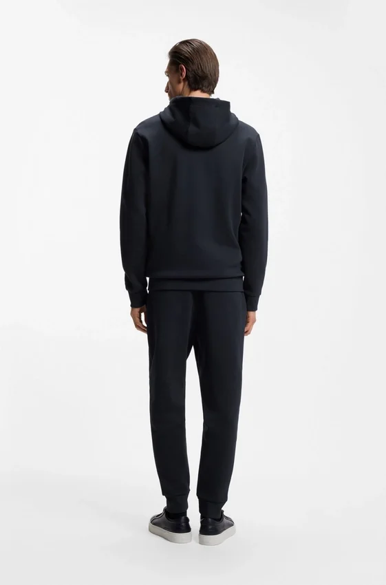 Hoodie aus Baumwollmischung mit Reißverschluss und Double-B-Monogramm Hoodie aus Baumwollmischung mit Reißverschluss und Double-B-Monogramm