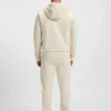 Hoodie aus Baumwollmischung mit Reißverschluss und Double-B-Monogramm Hoodie aus Baumwollmischung mit Reißverschluss und Double-B-Monogramm