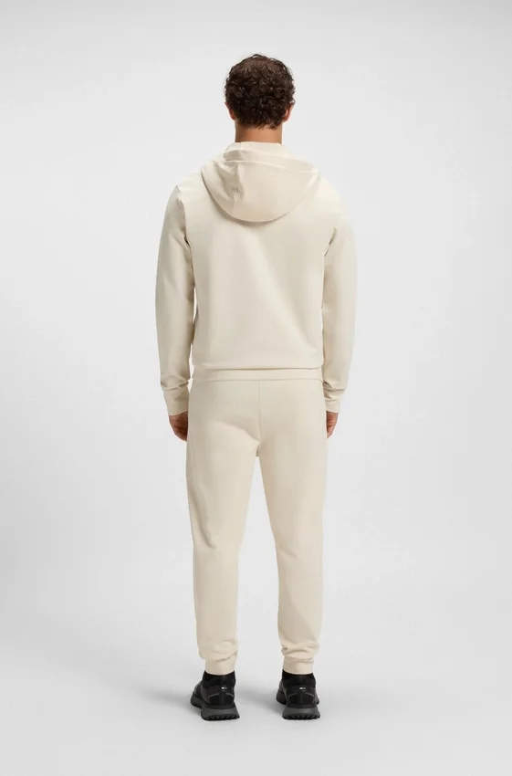 Hoodie aus Baumwollmischung mit Reißverschluss und Double-B-Monogramm Hoodie aus Baumwollmischung mit Reißverschluss und Double-B-Monogramm
