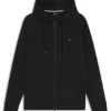 Hoodie aus Baumwollmischung mit Reißverschluss und Double-B-Monogramm