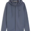 Hoodie aus Baumwollmischung mit Reißverschluss und Double-B-Monogramm Hoodie aus Baumwollmischung mit Reißverschluss und Double-B-Monogramm