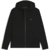 Hoodie aus Baumwollmischung mit Reißverschluss und Double-B-Monogramm Hoodie aus Baumwollmischung mit Reißverschluss und Double-B-Monogramm