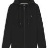Hoodie aus Baumwollmischung mit Reißverschluss und Double-B-Monogramm Hoodie aus Baumwollmischung mit Reißverschluss und Double-B-Monogramm
