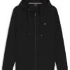 Hoodie aus Baumwollmischung mit Reißverschluss und Double-B-Monogramm Hoodie aus Baumwollmischung mit Reißverschluss und Double-B-Monogramm