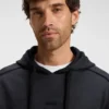 Hoodie aus gestepptem Jacquard in regulärer Passform Hoodie aus gestepptem Jacquard in regulärer Passform