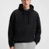 Hoodie aus merzerisierter Baumwolle in lockerer Passform