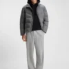 Hoodie aus merzerisierter Baumwolle in lockerer Passform