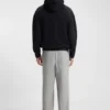 Hoodie aus merzerisierter Baumwolle in lockerer Passform