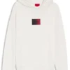 Hoodie mit Farbverlaufslogo aus Baumwollfrottee Hoodie mit Farbverlaufslogo aus Baumwollfrottee