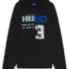 Hoodie mit gemischten Motiven aus Baumwollfrottee