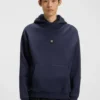 Hoodie mit geometrischem Band aus Baumwollmischung