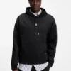 Hoodie mit gestapeltem Logo in lockerer Passform