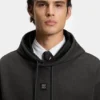 Hoodie mit gestapeltem Logo in lockerer Passform