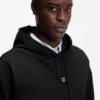 Hoodie mit gestapeltem Logo in lockerer Passform