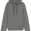 Hoodie mit Kontrastlogo aus Baumwollfrottee