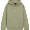 Hoodie mit Logo-Detail aus Baumwollfrottee