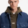 Hoodie mit Logo-Detail aus Baumwollfrottee