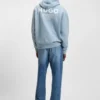 Hoodie mit Logo-Detail aus Baumwollfrottee Hoodie mit Logo-Detail aus Baumwollfrottee