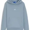 Hoodie mit Logo-Detail aus Baumwollfrottee Hoodie mit Logo-Detail aus Baumwollfrottee