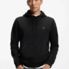 Hoodie mit Logo-Patch aus Baumwollfrottee