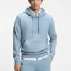 Hoodie mit Logo-Patch aus Baumwollfrottee