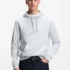 Hoodie mit Logo-Patch aus Baumwollfrottee