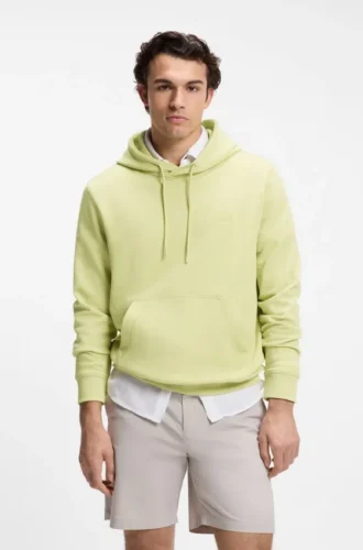 Hoodie mit Logo-Patch aus Baumwollfrottee