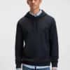 Hoodie mit Logo-Patch aus Baumwollfrottee Hoodie mit Logo-Patch aus Baumwollfrottee