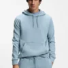 Hoodie mit Logo-Patch aus Baumwollfrottee