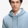 Hoodie mit Logo-Patch aus Baumwollfrottee