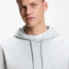 Hoodie mit Logo-Patch aus Baumwollfrottee