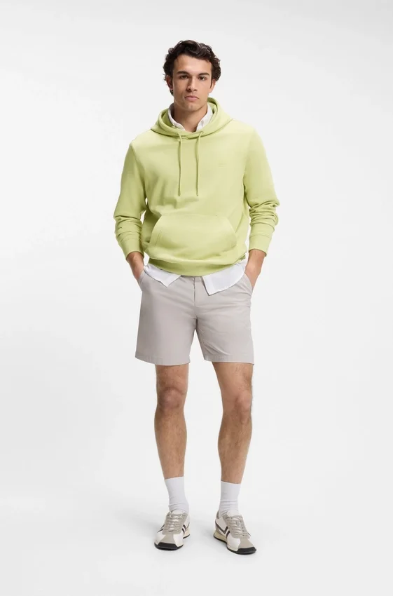 Hoodie mit Logo-Patch aus Baumwollfrottee Hoodie mit Logo-Patch aus Baumwollfrottee