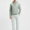 Hoodie mit Logo-Patch aus Baumwollfrottee