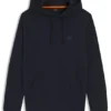 Hoodie mit Logo-Patch aus Baumwollfrottee Hoodie mit Logo-Patch aus Baumwollfrottee