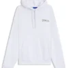 Hoodie mit Logo-Print aus Baumwollfrottee