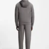 Hoodie mit Reißverschluss und Kontrastpaspel aus Baumwollmischung